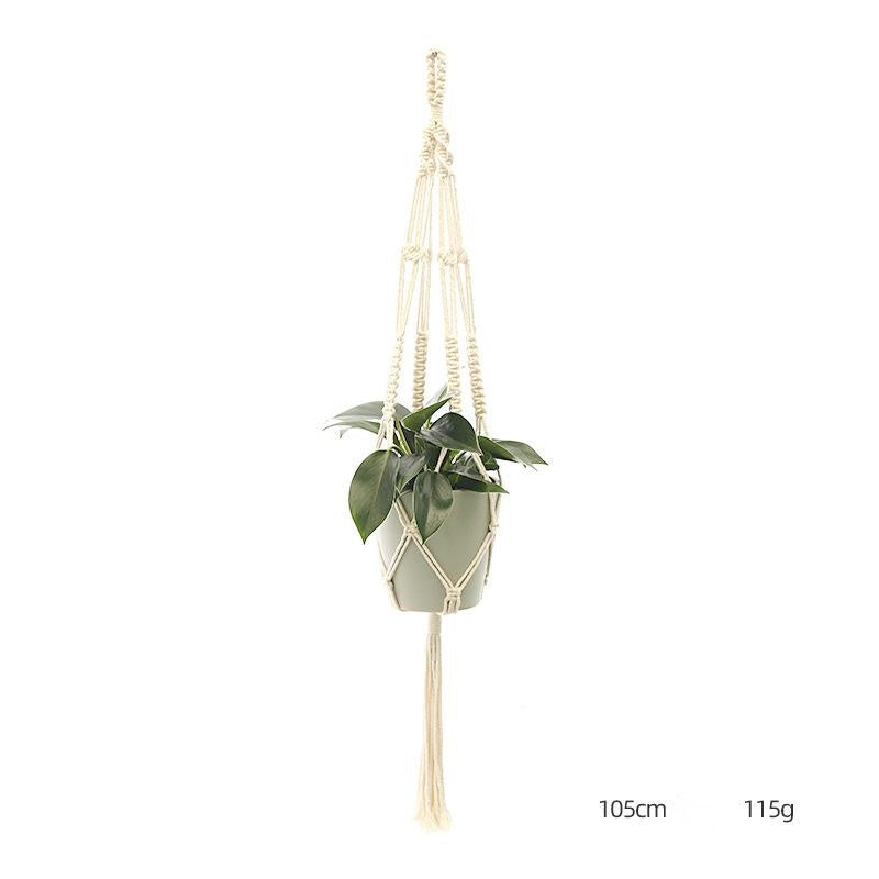 Suspension pour plante tricotée à la main – Filet décoratif personnalisé