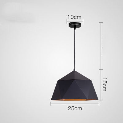 Suspension Géométrique Colorée – Petite Lampe Créative Design
