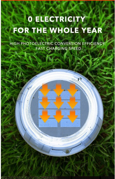 Lampe solaire LED 8 lumières – éclairage extérieur pour pelouse, jardin, cour, décoration, capteur solaire