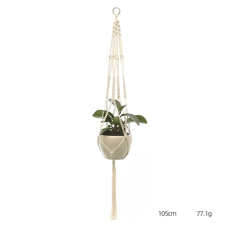 Suspension pour plante tricotée à la main – Filet décoratif personnalisé