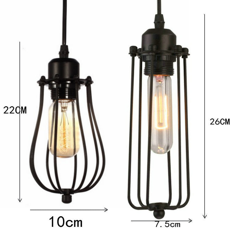 Lustre Rétro en Fer Forgé – Élégance Vintage & Design Classique