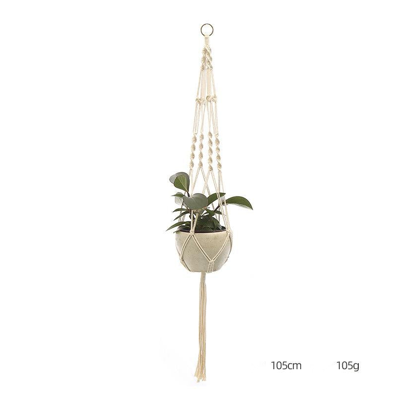 Suspension pour plante tricotée à la main – Filet décoratif personnalisé