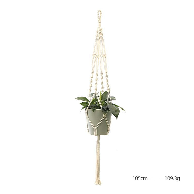 Suspension pour plante tricotée à la main – Filet décoratif personnalisé