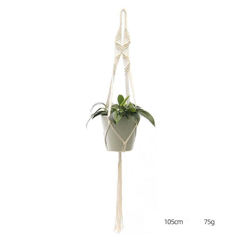 Suspension pour plante tricotée à la main – Filet décoratif personnalisé