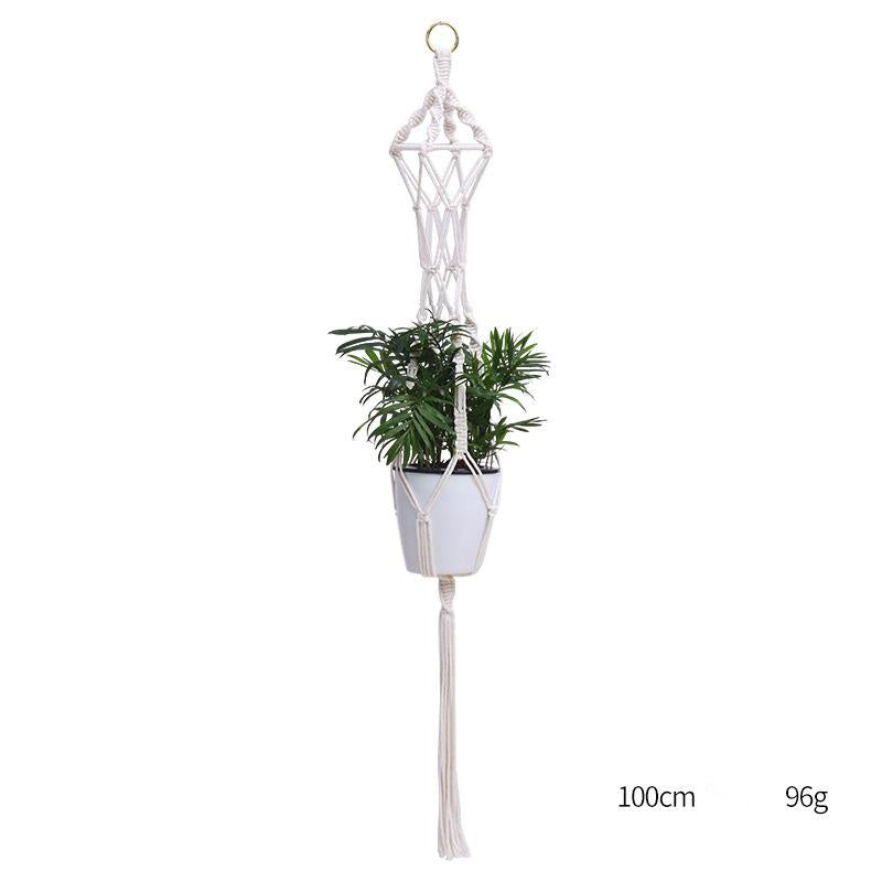 Suspension pour plante tricotée à la main – Filet décoratif personnalisé