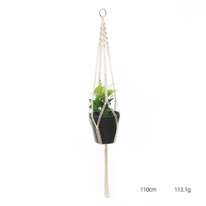 Suspension pour plante tricotée à la main – Filet décoratif personnalisé