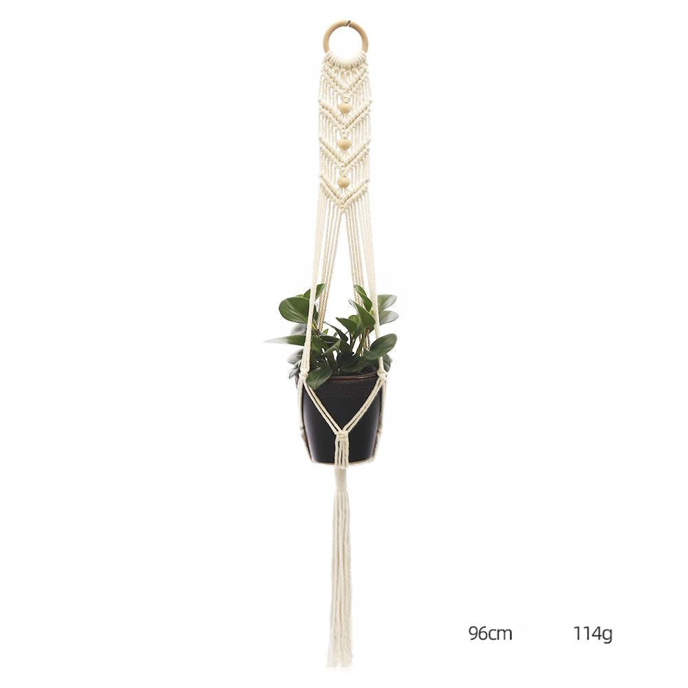 Suspension pour plante tricotée à la main – Filet décoratif personnalisé