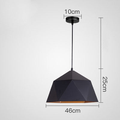 Suspension Géométrique Colorée – Petite Lampe Créative Design