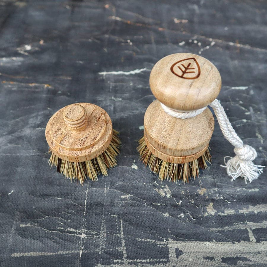 Refillable Sisal and Palm Pot Scrubber with Free Refill